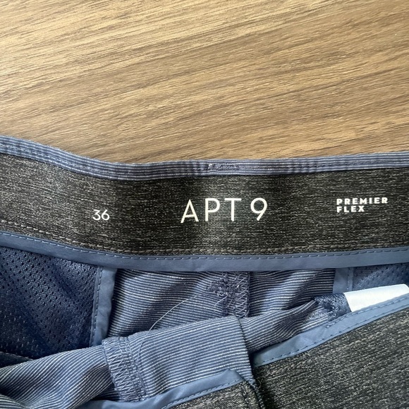 APT 9 Flex Slim Short sz36 Men's Navy Shorts - Picture 3 of 4